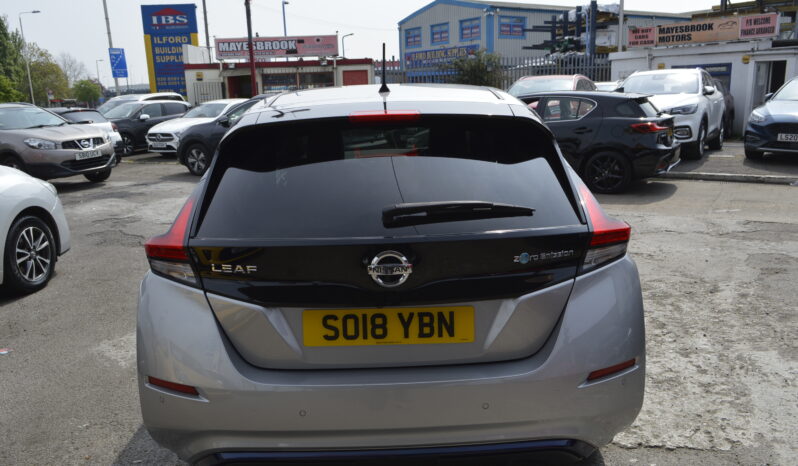 Nissan Leaf 40kWh Tekna Auto 5dr ELECTRIC 2018 AUTOMATIC SAT NAV LEATHER INT full